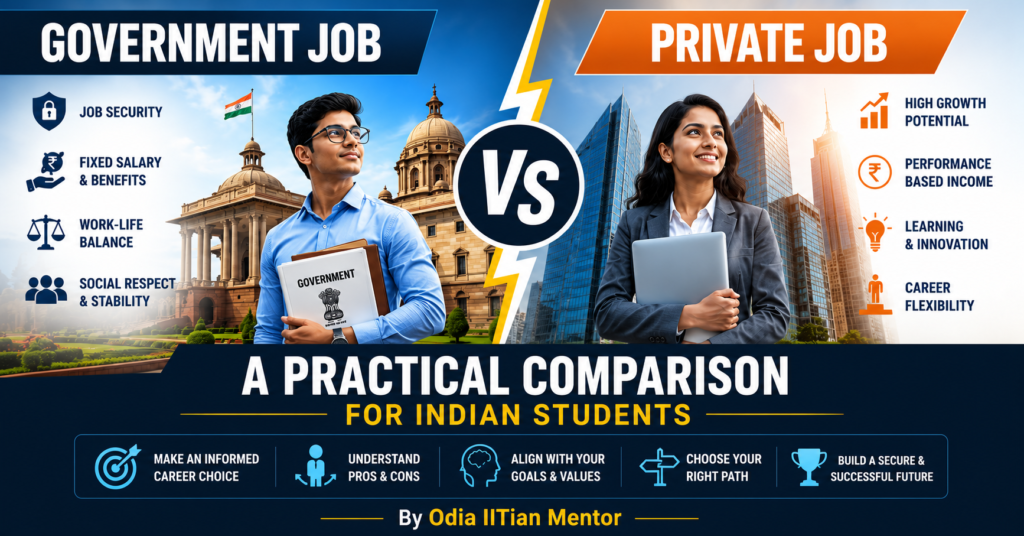 government job vs private job