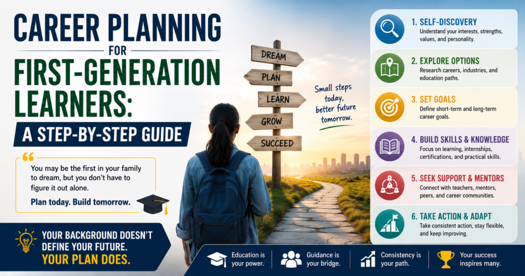 career planning for first generation learners
