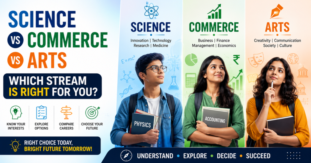 science vs commerce vs arts
