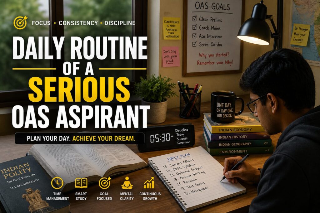 Daily Routine for OAS Aspirants